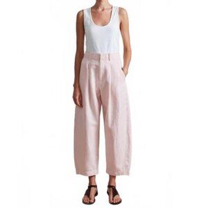 Apiece Apart Bari Crop Pink Trouser Size 8